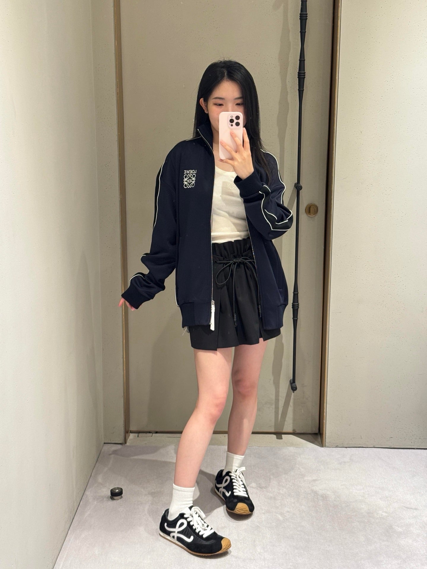 *OEWE* Tech Fabric Embroidered Tracksuit