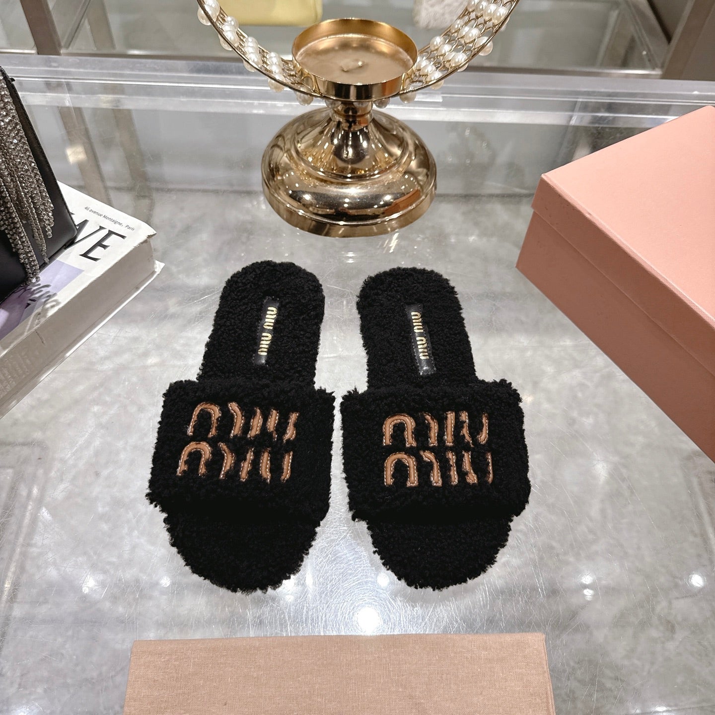 Embroidered Wool Slippers — Premium Comfort Edition