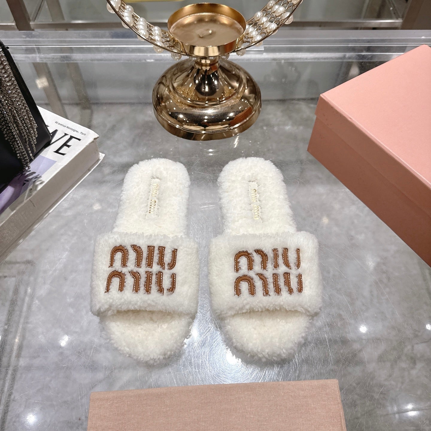 Embroidered Wool Slippers — Premium Comfort Edition