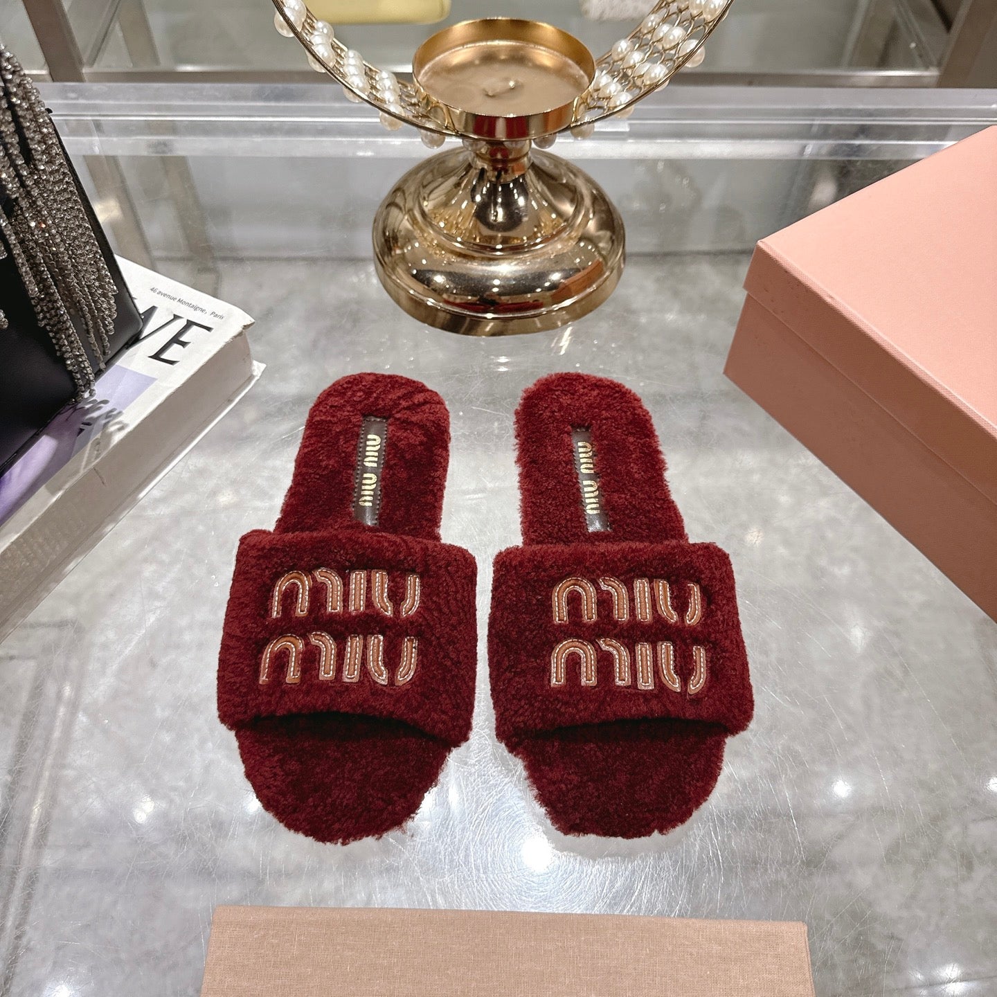 Embroidered Wool Slippers — Premium Comfort Edition
