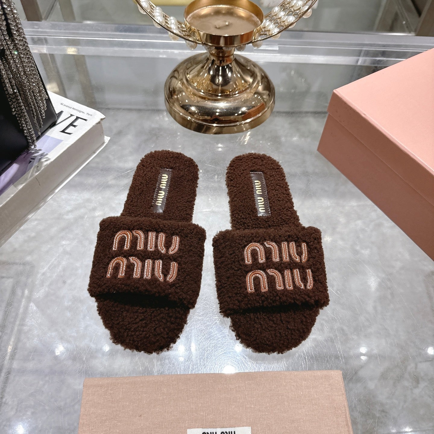 Embroidered Wool Slippers — Premium Comfort Edition