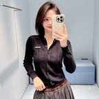 Women’s Pointelle & Cable-Knit Cashmere Cardigan