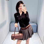 Women’s Pointelle & Cable-Knit Cashmere Cardigan