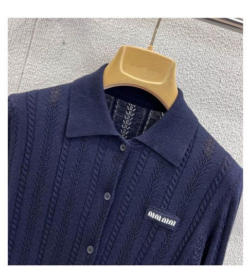 Women’s Pointelle & Cable-Knit Cashmere Cardigan