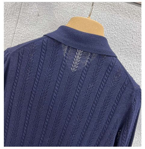 Women’s Pointelle & Cable-Knit Cashmere Cardigan