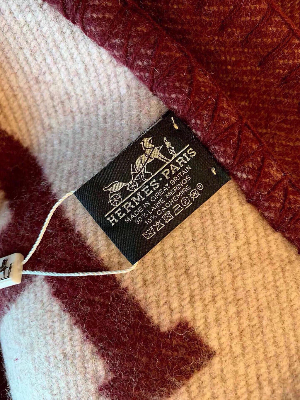 Luxury Premium Cashmere Jacquard Throw Blanket +Pillow