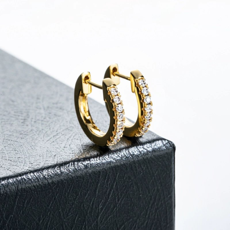 Luxury Pavé Hoop Earrings