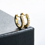 Luxury Pavé Hoop Earrings
