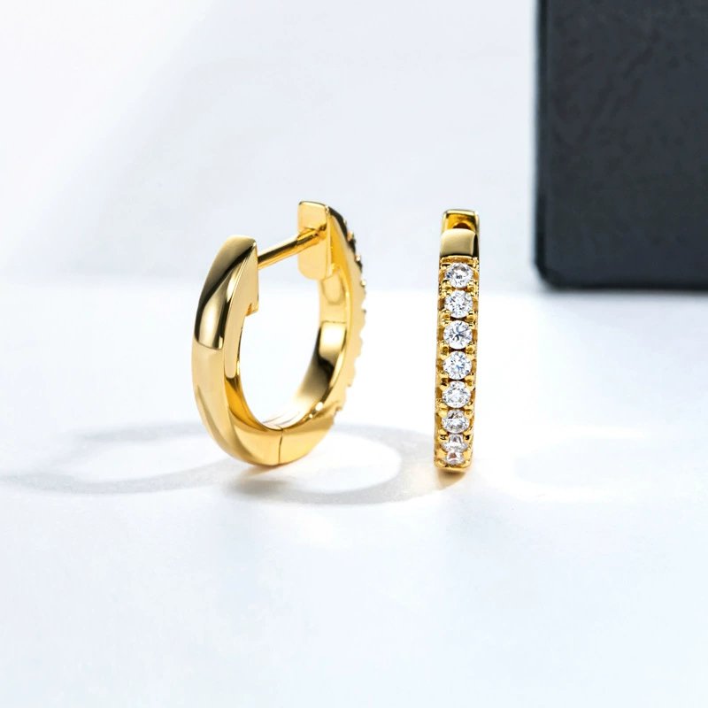 Luxury Pavé Hoop Earrings