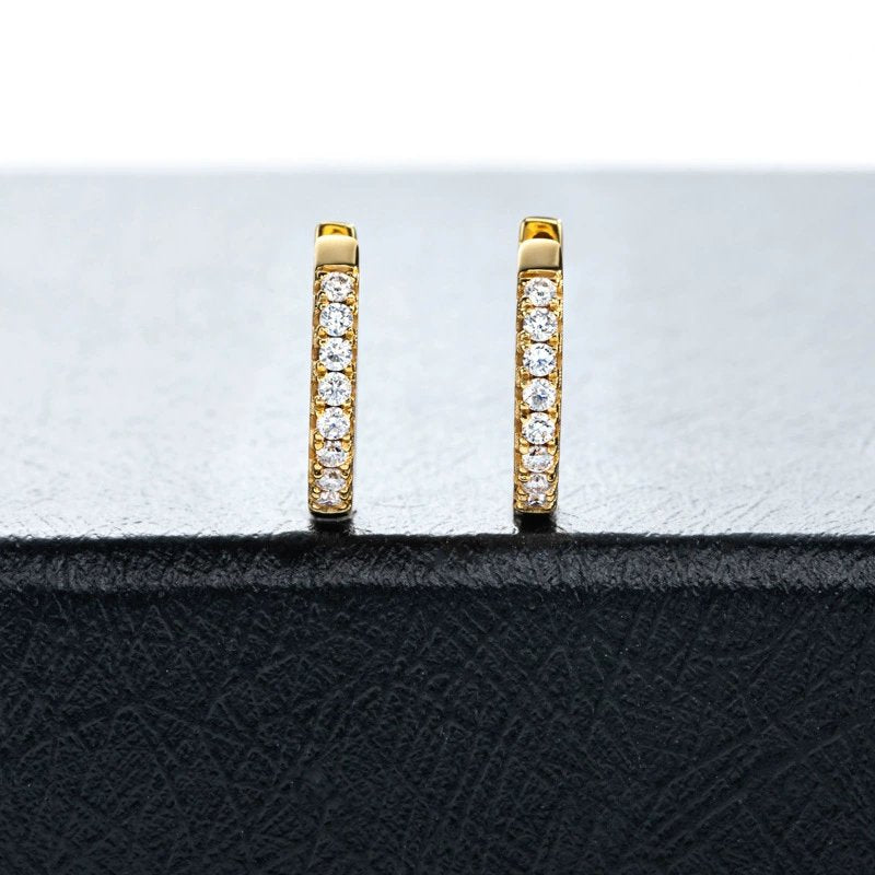 Luxury Pavé Hoop Earrings