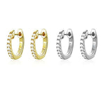 Luxury Pavé Hoop Earrings