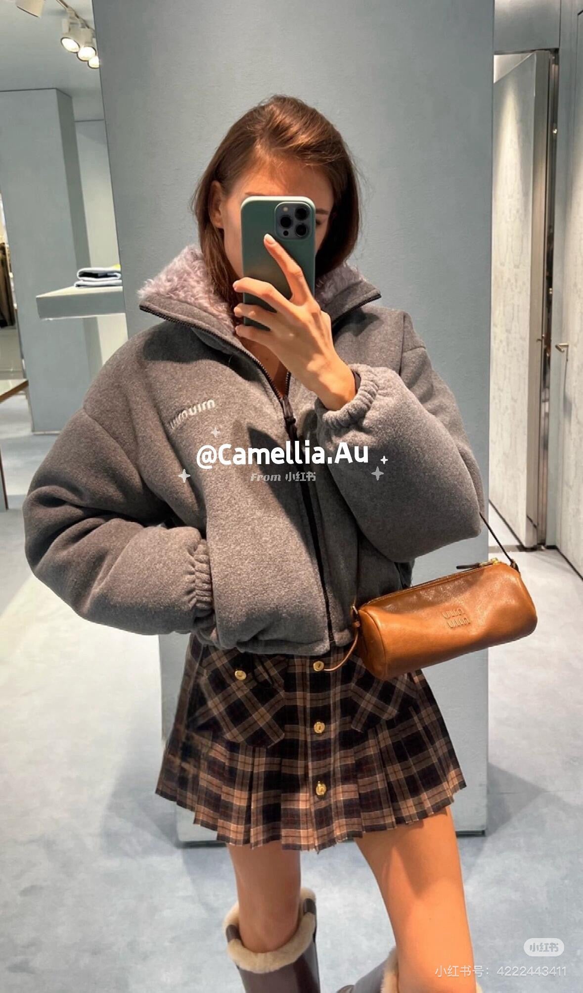 Premium Stand-Collar Fleece Down Jacket