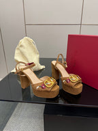 Platform Heel Sandals – Elegant Summer Statement