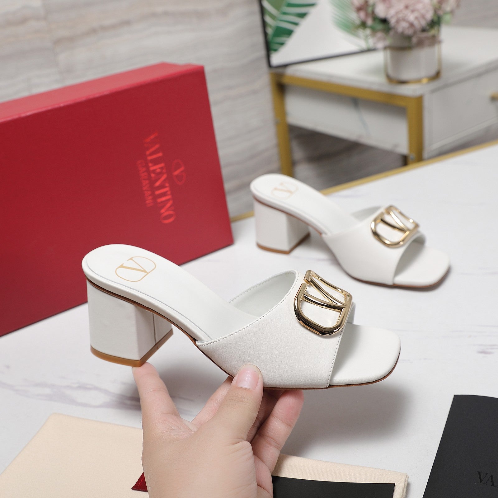 Elegant Leather Slip-On Heels – 2025 Bestseller