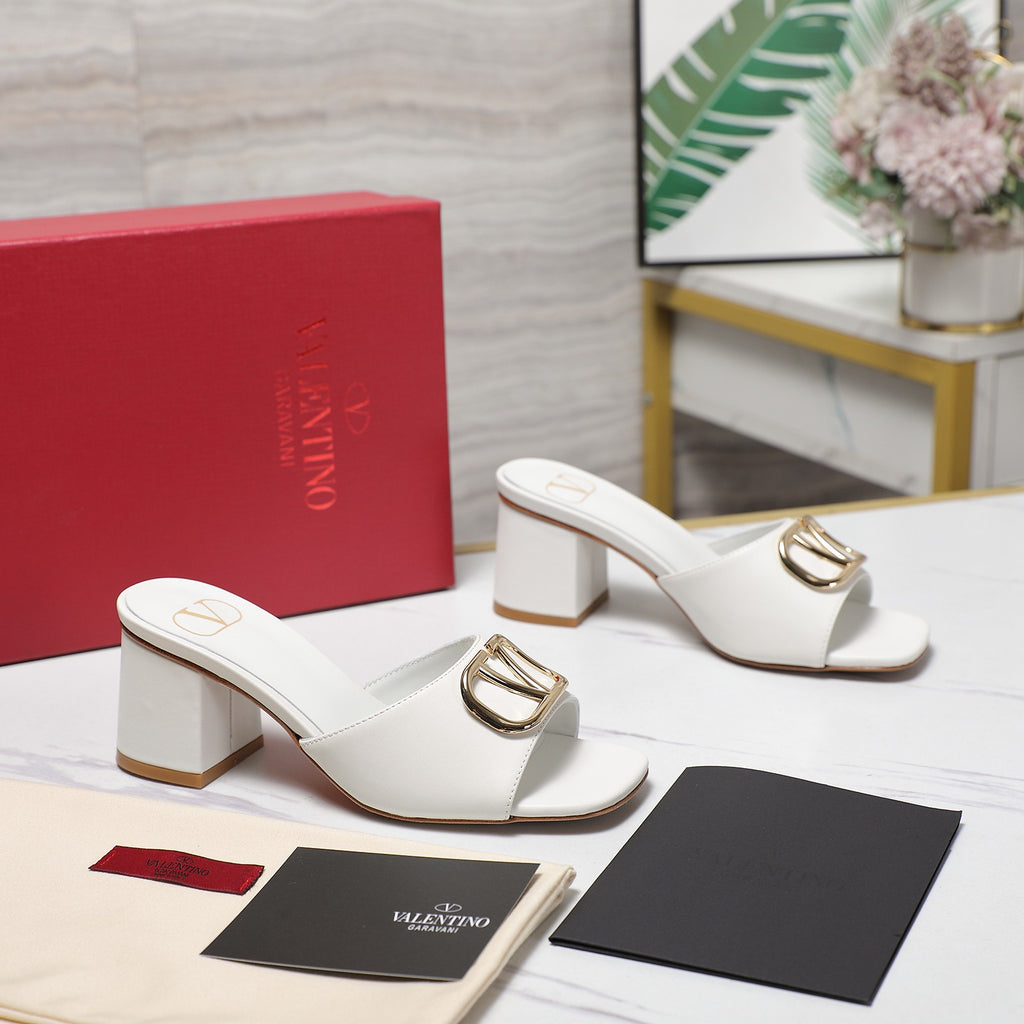 Elegant Leather Slip-On Heels – 2025 Bestseller