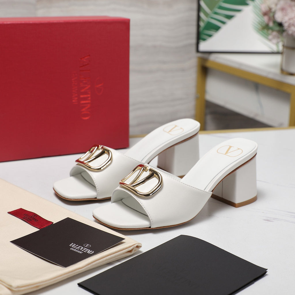 Elegant Leather Slip-On Heels – 2025 Bestseller