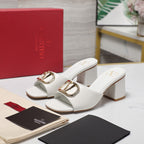 Elegant Leather Slip-On Heels – 2025 Bestseller