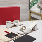 Elegant Leather Slip-On Heels – 2025 Bestseller