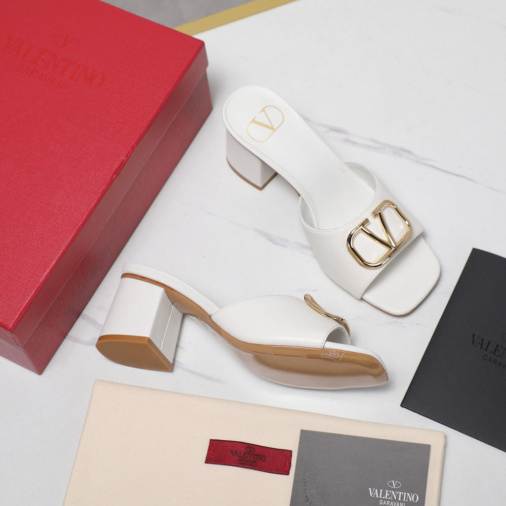 Elegant Leather Slip-On Heels – 2025 Bestseller