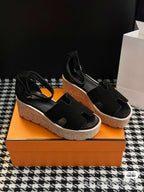 Platform Wedge Sandals – Classic Versatile Design
