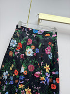 Floral Shirt & Pleated Skirt Set - 26SS Early Spring Collection  (top quality)