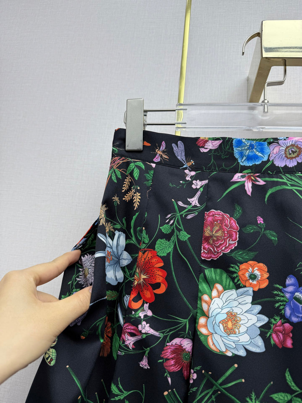 Floral Shirt & Pleated Skirt Set - 26SS Early Spring Collection  (top quality)