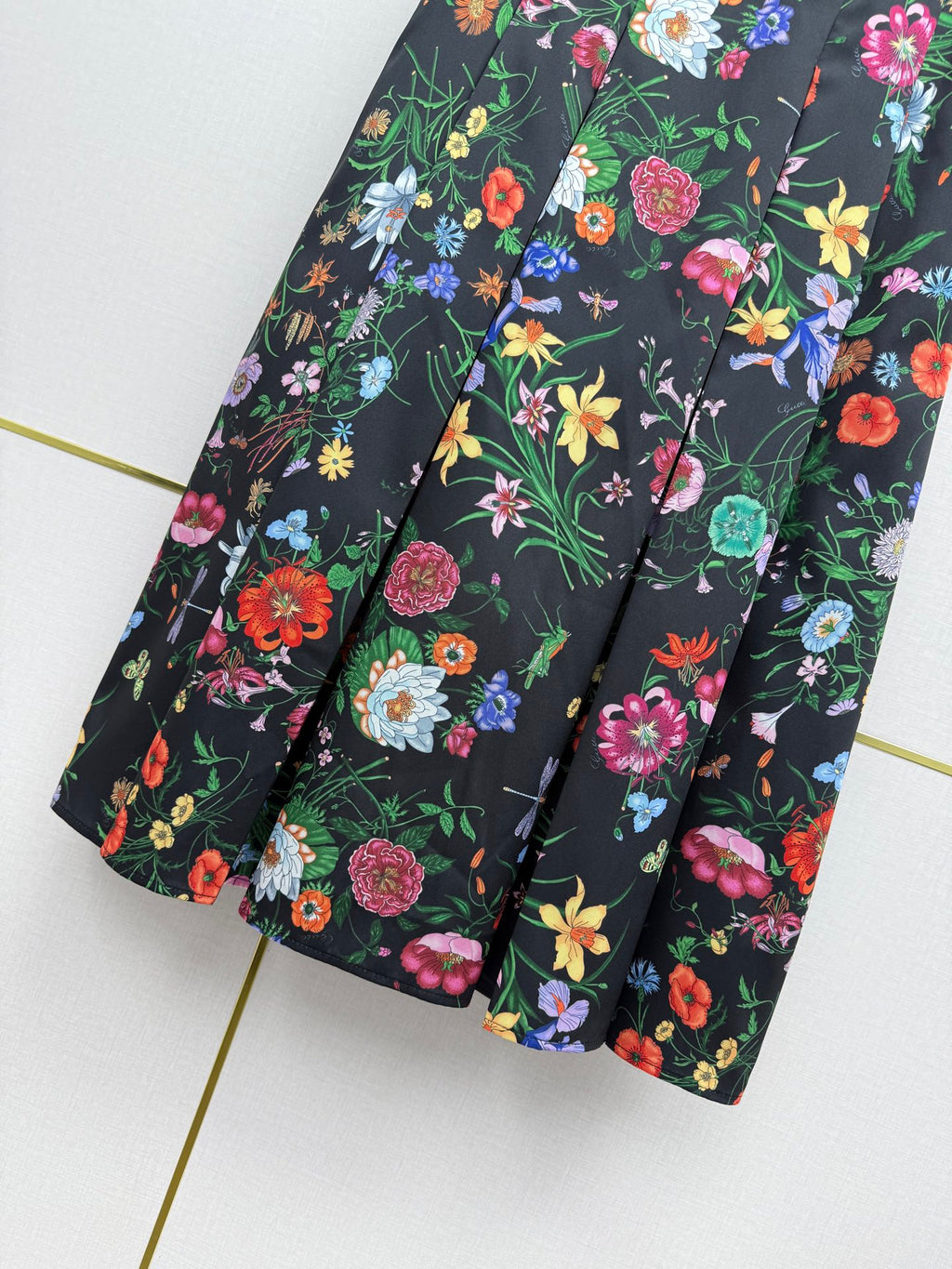 Floral Shirt & Pleated Skirt Set - 26SS Early Spring Collection  (top quality)