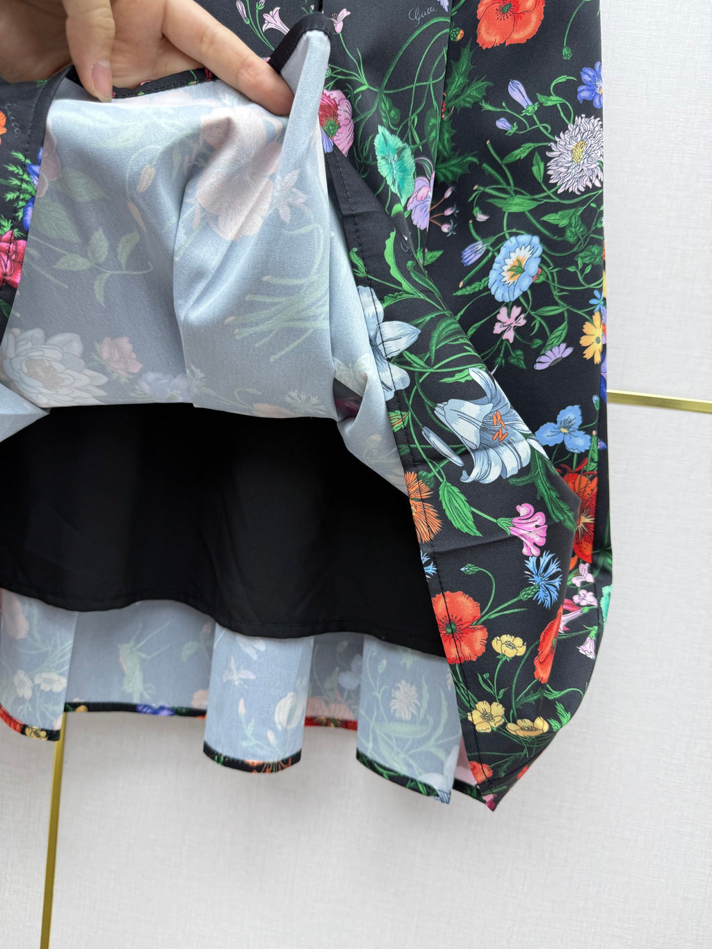 Floral Shirt & Pleated Skirt Set - 26SS Early Spring Collection  (top quality)