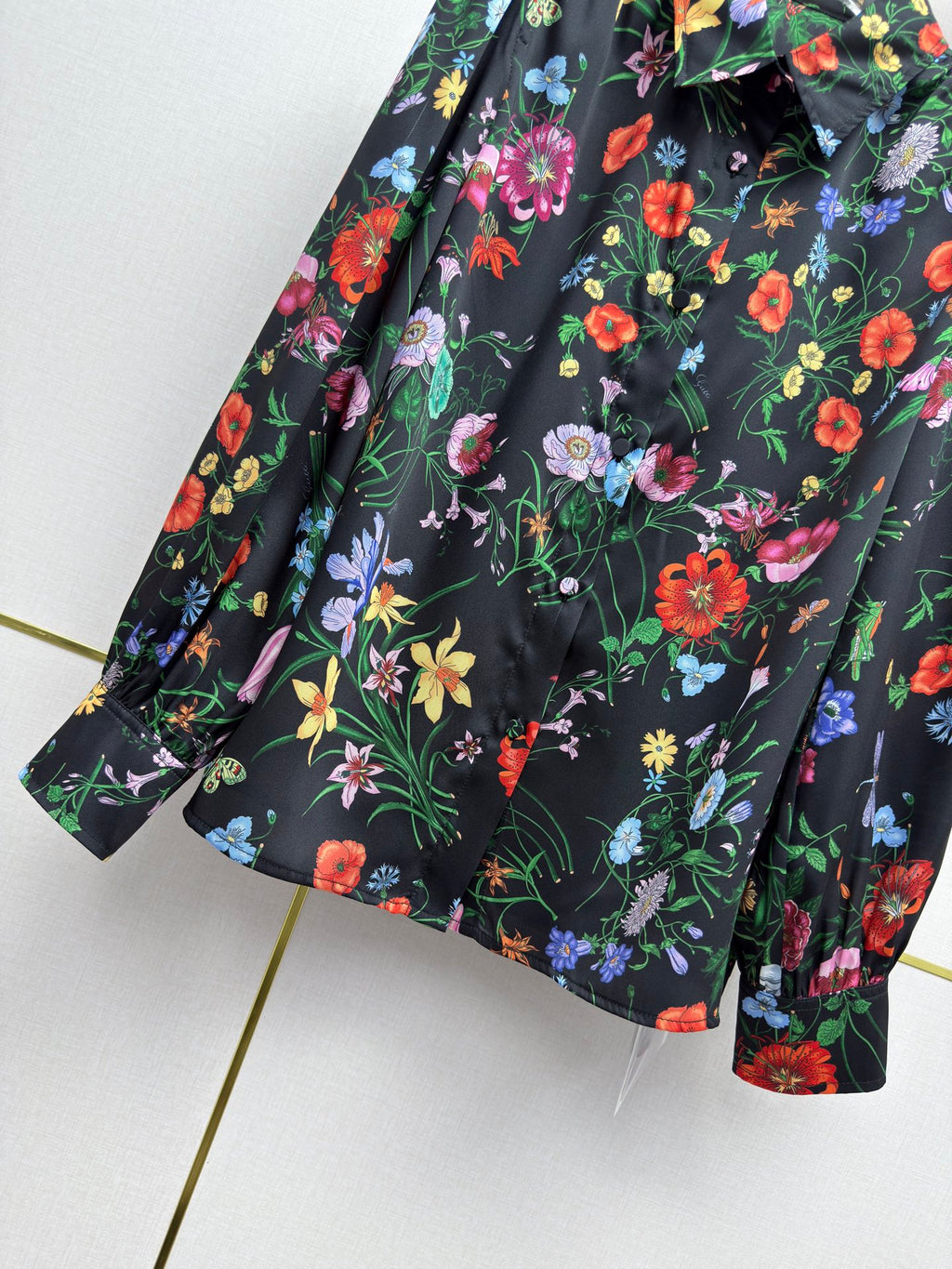 Floral Shirt & Pleated Skirt Set - 26SS Early Spring Collection  (top quality)
