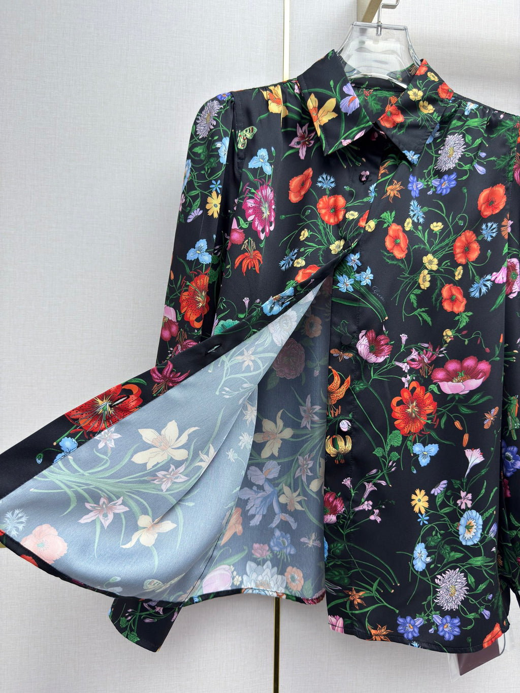 Floral Shirt & Pleated Skirt Set - 26SS Early Spring Collection  (top quality)