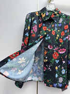 Floral Shirt & Pleated Skirt Set - 26SS Early Spring Collection  (top quality)