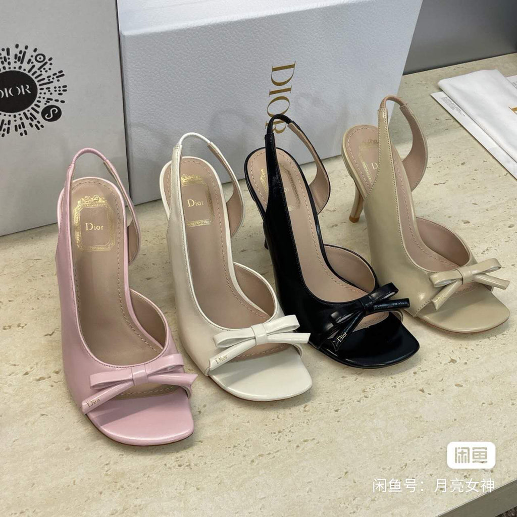 D Elegant Bow High Heel Sandals – 2026 Early Spring Collection