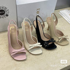 D Elegant Bow High Heel Sandals – 2026 Early Spring Collection