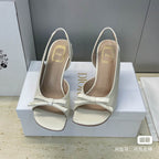 D Elegant Bow High Heel Sandals – 2026 Early Spring Collection