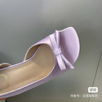 D Elegant Bow High Heel Sandals – 2026 Early Spring Collection