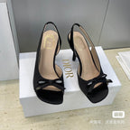 D Elegant Bow High Heel Sandals – 2026 Early Spring Collection