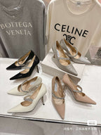 JC 2026SS Mary Jane Pointed High Heels