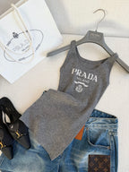 Milano Logo Ribbed Tank Top Women