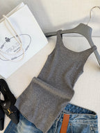 Milano Logo Ribbed Tank Top Women