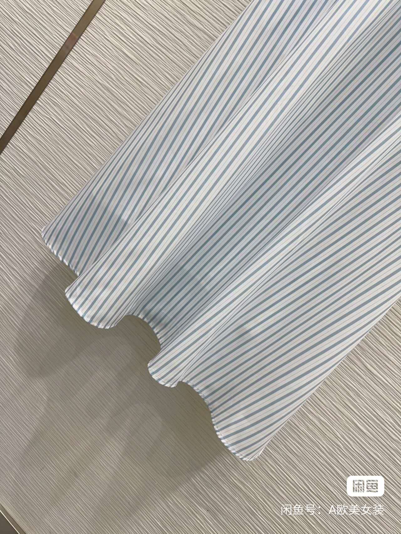 Striped Drawstring Shirt Dress 👗✨ (High Quality)