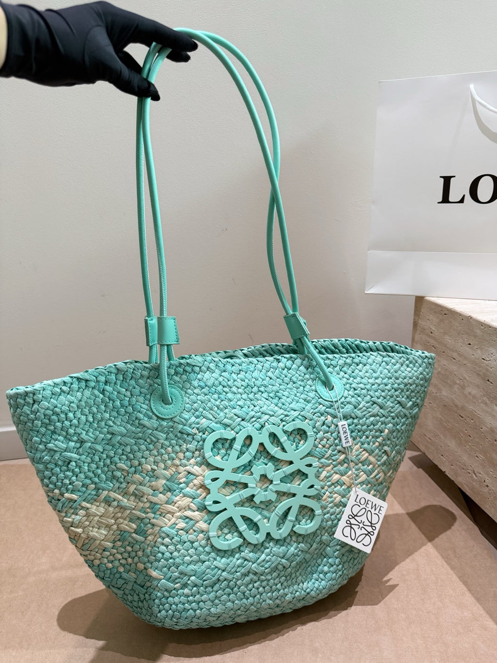 Woven Straw Tote Bag | Summer Beach Bag