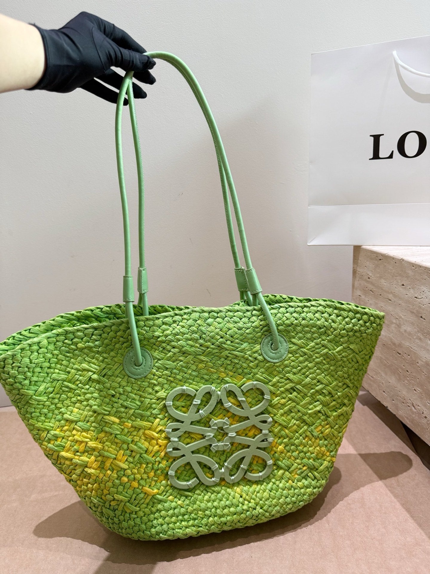 Woven Straw Tote Bag | Summer Beach Bag