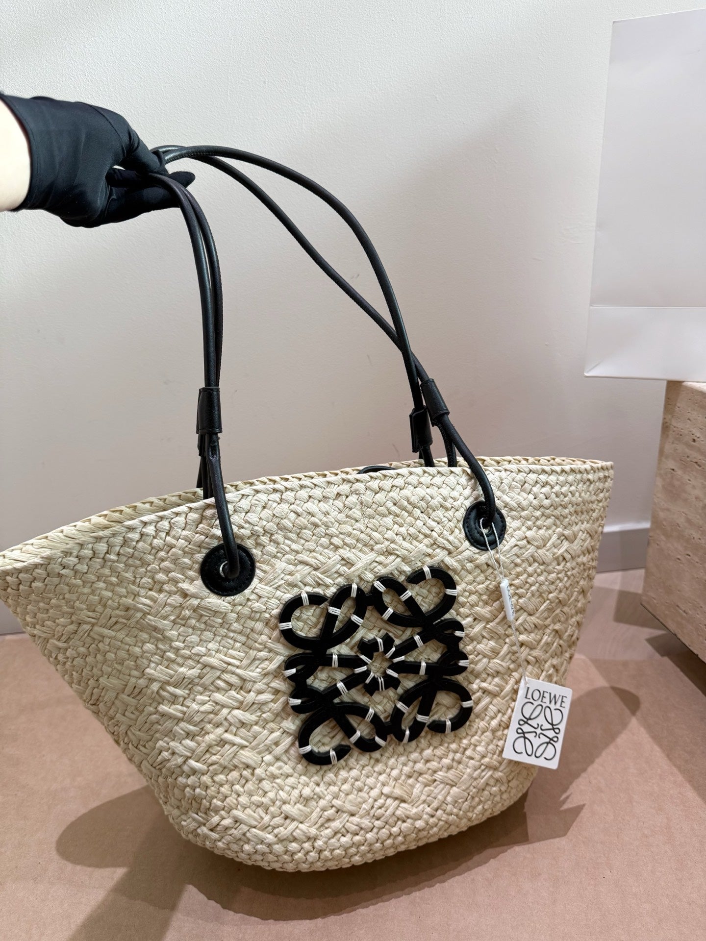 Woven Straw Tote Bag | Summer Beach Bag