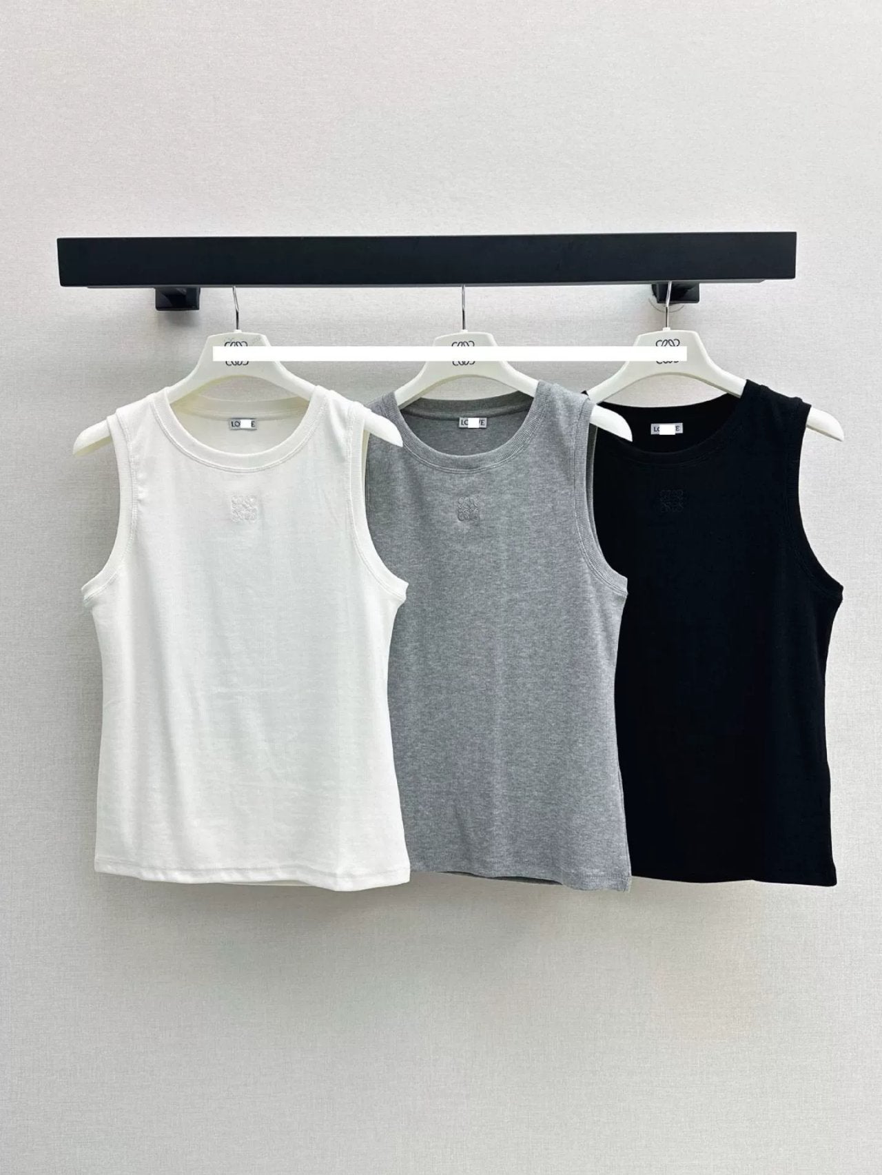 Embroidery Lace Back Tank Top