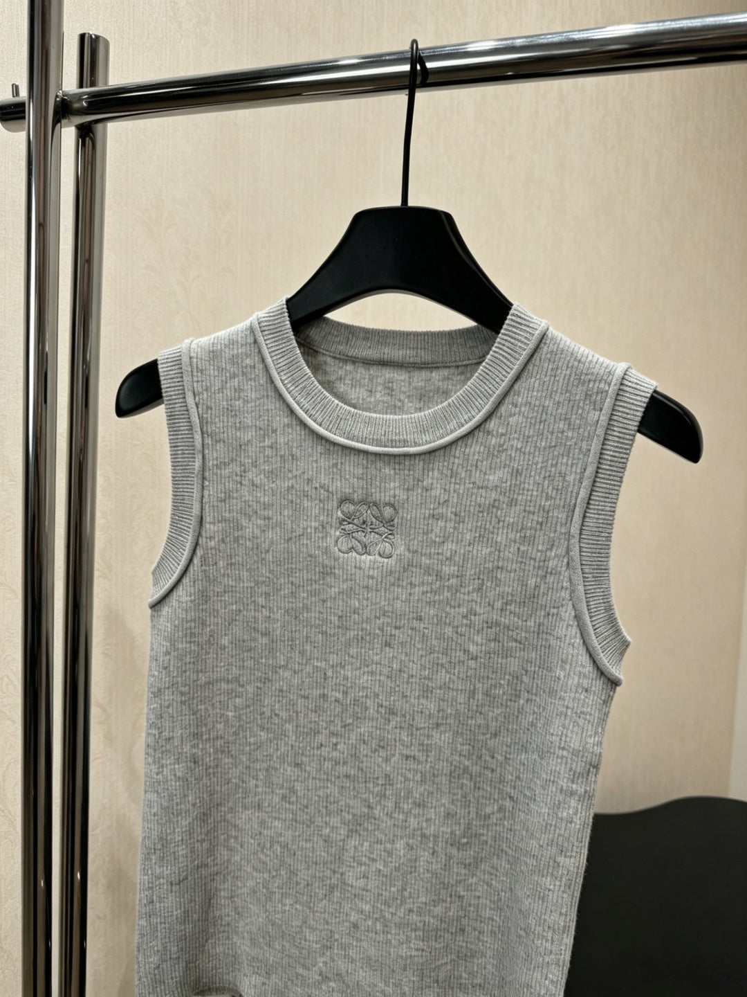 Wind Embroidered Knit Tank