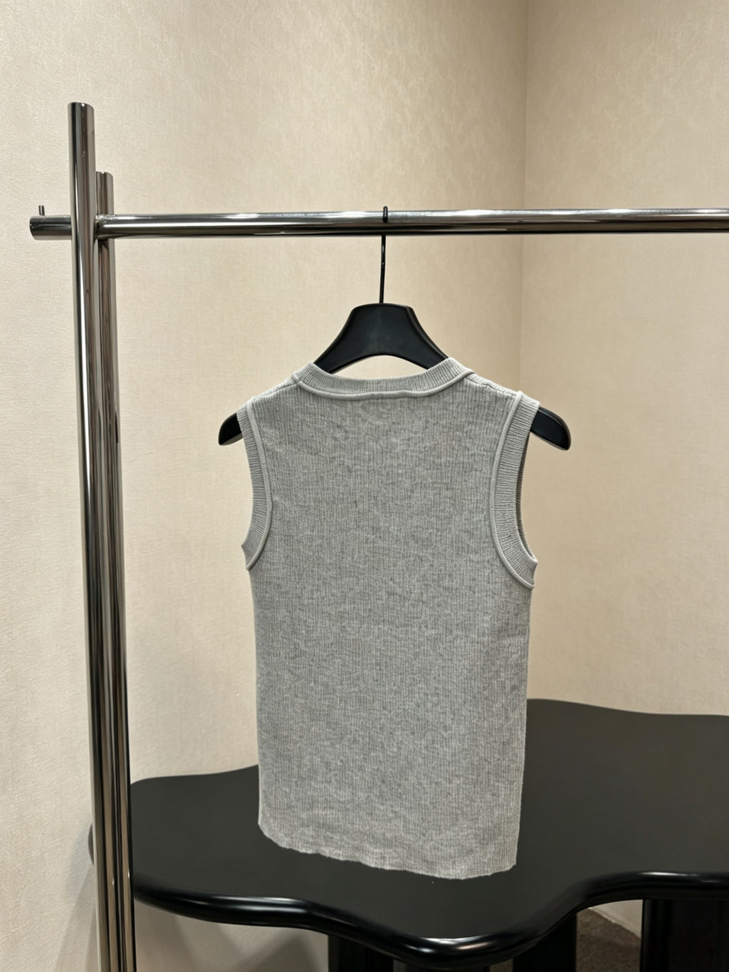 Wind Embroidered Knit Tank