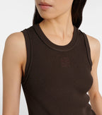 Wind Embroidered Knit Tank