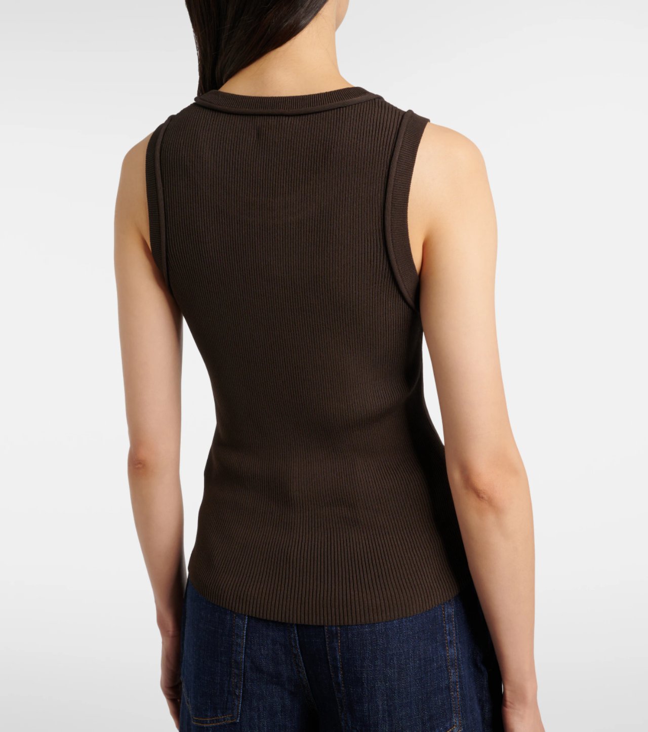 Wind Embroidered Knit Tank