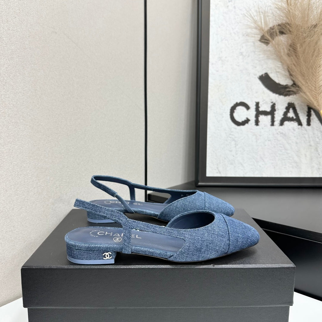 Two-Tone Slingback Pump | Lambskin Lining | Italian Leather