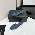 Two-Tone Slingback Pump | Lambskin Lining | Italian Leather